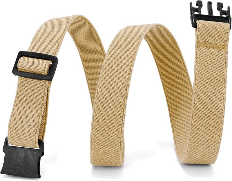 WHIPPY Elastic Kids Belt for Boys Girls - Stretch Invisible Belt with Adjustable Clip Buckle Latch Belts for School Sports - Image 1